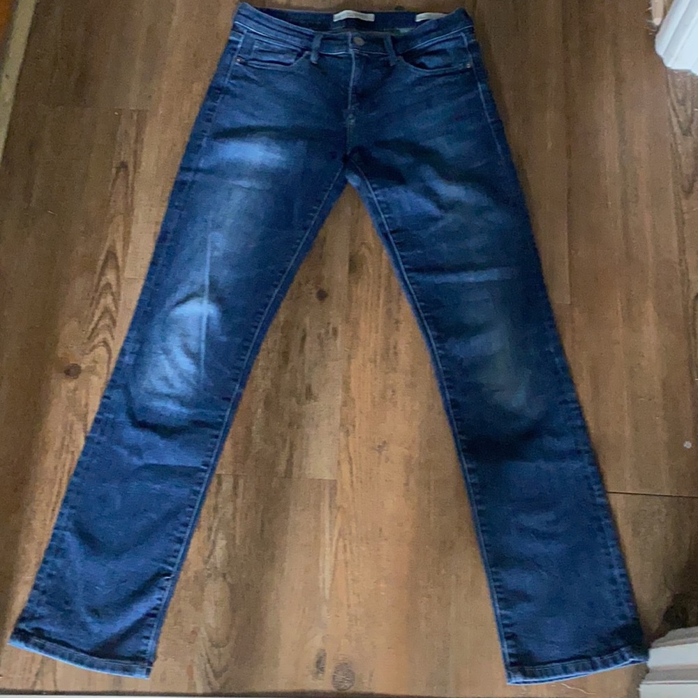 BANANA REPUBLIC Premium Denim Straight Blue Jeans!! Size 26